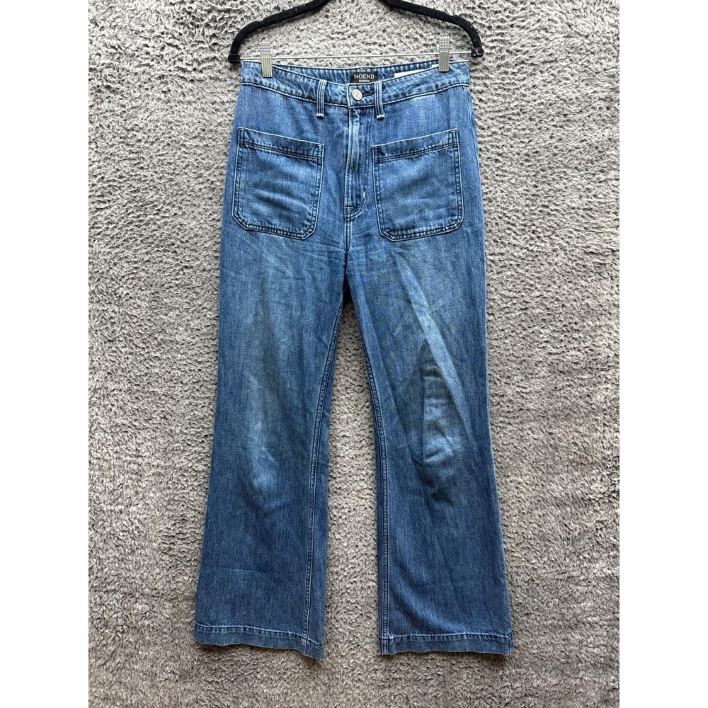 Noend High Waisted Daphine Sailor Pocket Wide Leg Jeans Dark Wash Womens Size 29